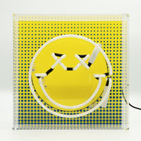 Fun Smile Pink: SW Smiley Acrylic Box Glass Neon