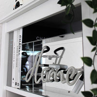 Glas-Neonschild 'Home'