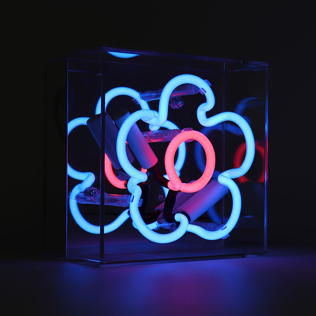 'Daisy' Mini Glass Neon Sign