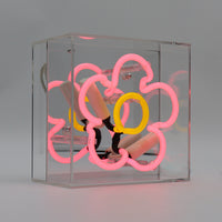 'Daisy' Mini Glass Neon Sign