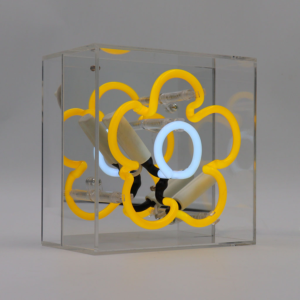 Mini enseigne néon en verre 'Daisy' - Bientôt disponible !
