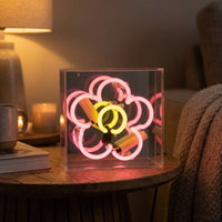 'Daisy' Mini Glass Neon Sign