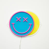 Happy Stamp: S.W.Smiley LED Neon Wall Sign
