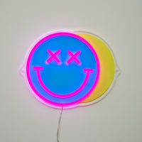 Happy Stamp: S.W.Smiley LED Neon Wall Sign