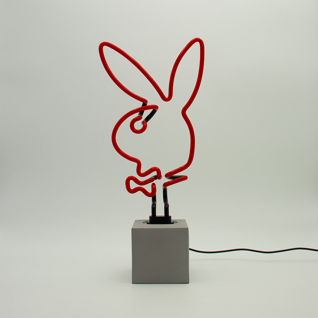 Playboy X Locomocean - Insegna al neon "Playboy Bunny".