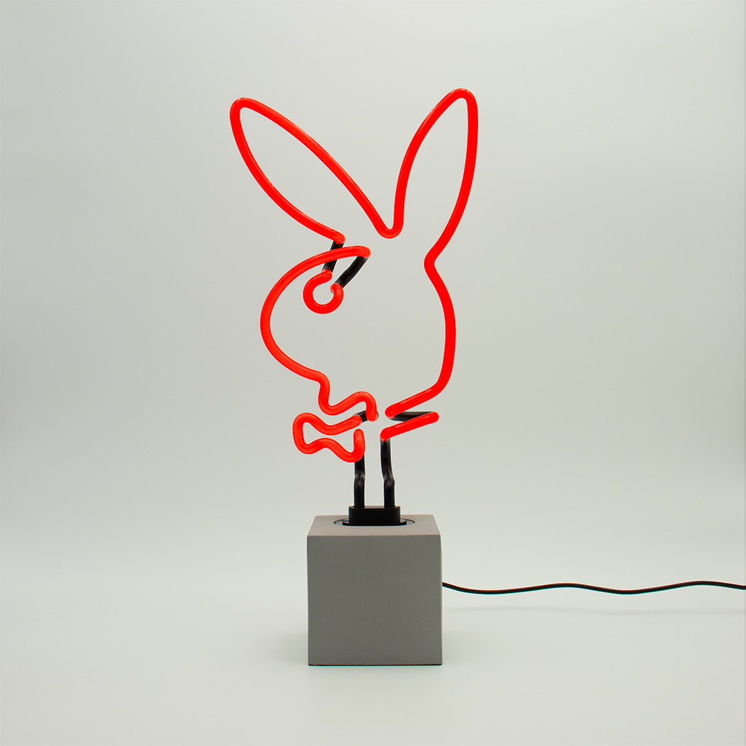 Playboy X Locomocean - Insegna al neon "Playboy Bunny".
