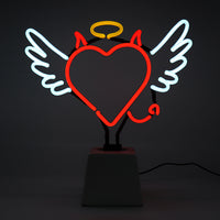 Angel - Devil: Ceramic Base Glass Neon