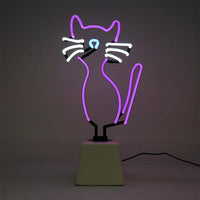Cat: Ceramic Base Glass Neon