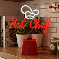 Hot Chef: Ceramic Base Glass Neon