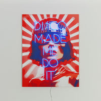 Wandmalerei (LED-Neon) - Marilyn