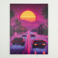 Neon Drive: LED Neon Canvas