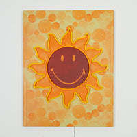 Sun: The Original Smiley LED Neon Canvas