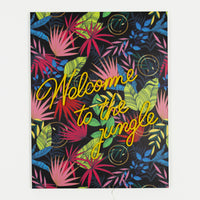 Welcome to the jungle Black: The Original Smiley LED Neon Canvas
