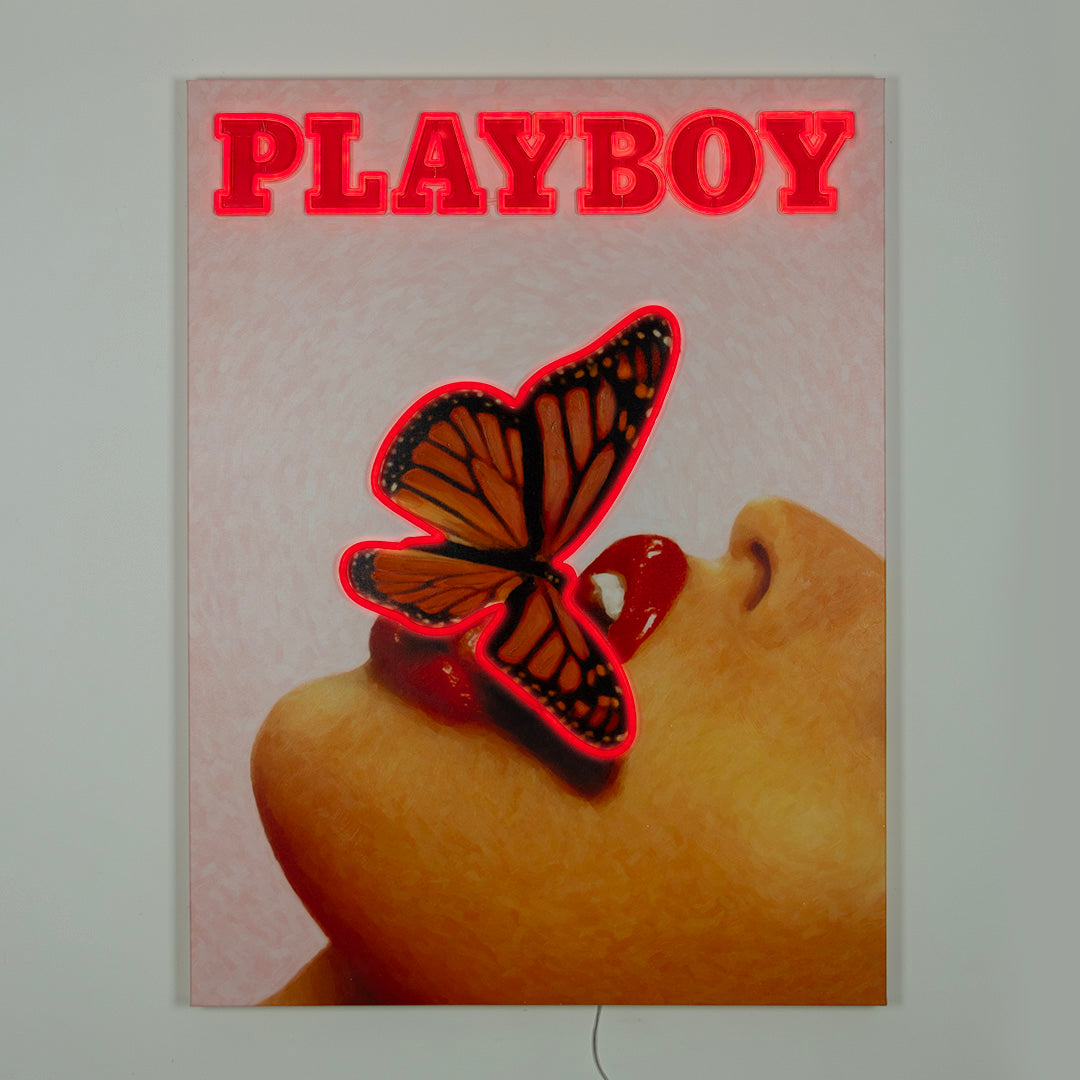 Playboy X Locomocean - Butterfly Cover (LED Neon)