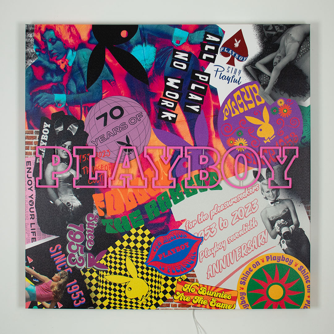 Playboy X Locomocean Collage Wall Art (LED Neon) (Pre-ordine)