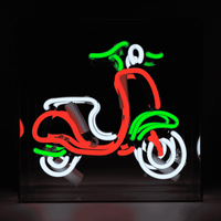 'Scooter' Neon Box Sign