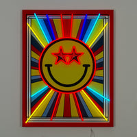 Carnival: SW Smiley LED Neon Canvas