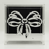'Bow' Neon Box Sign