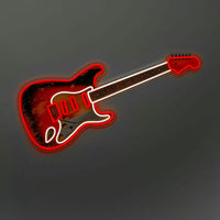 'Electric Guitar' Neon LED Sign - Wall Mounted