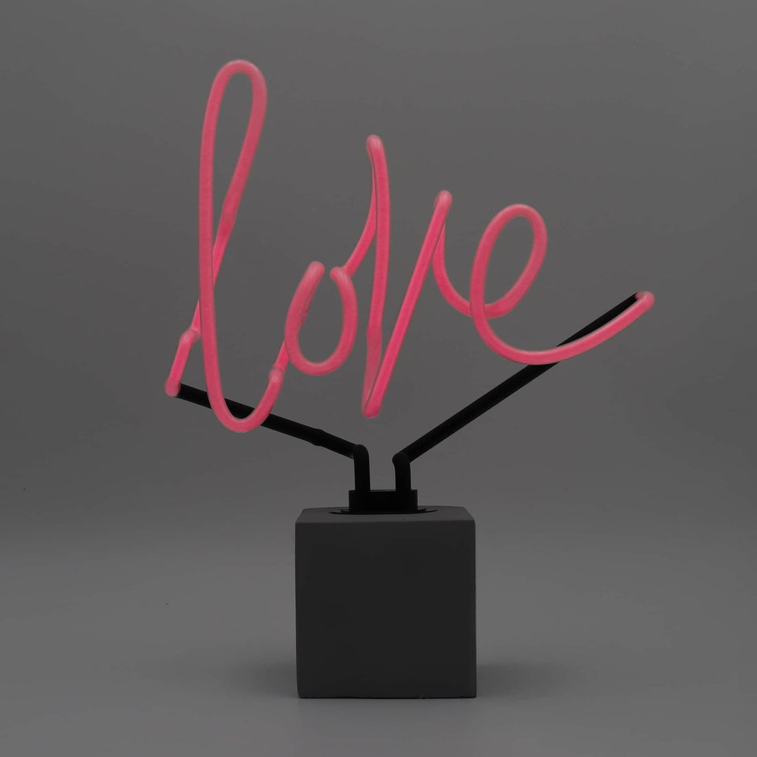Enseigne néon en verre  "Love"