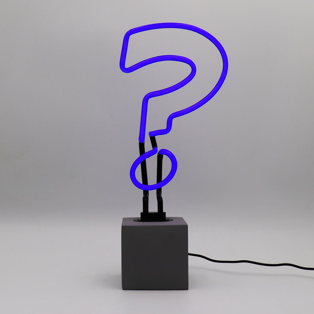 Neon 'Question Mark' Sign
