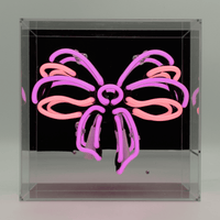 'Bow' Neon Box Sign