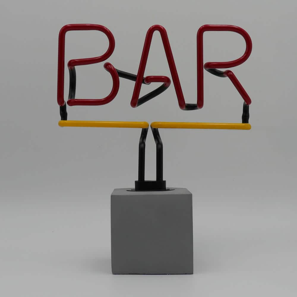 Cartel de neón "Bar