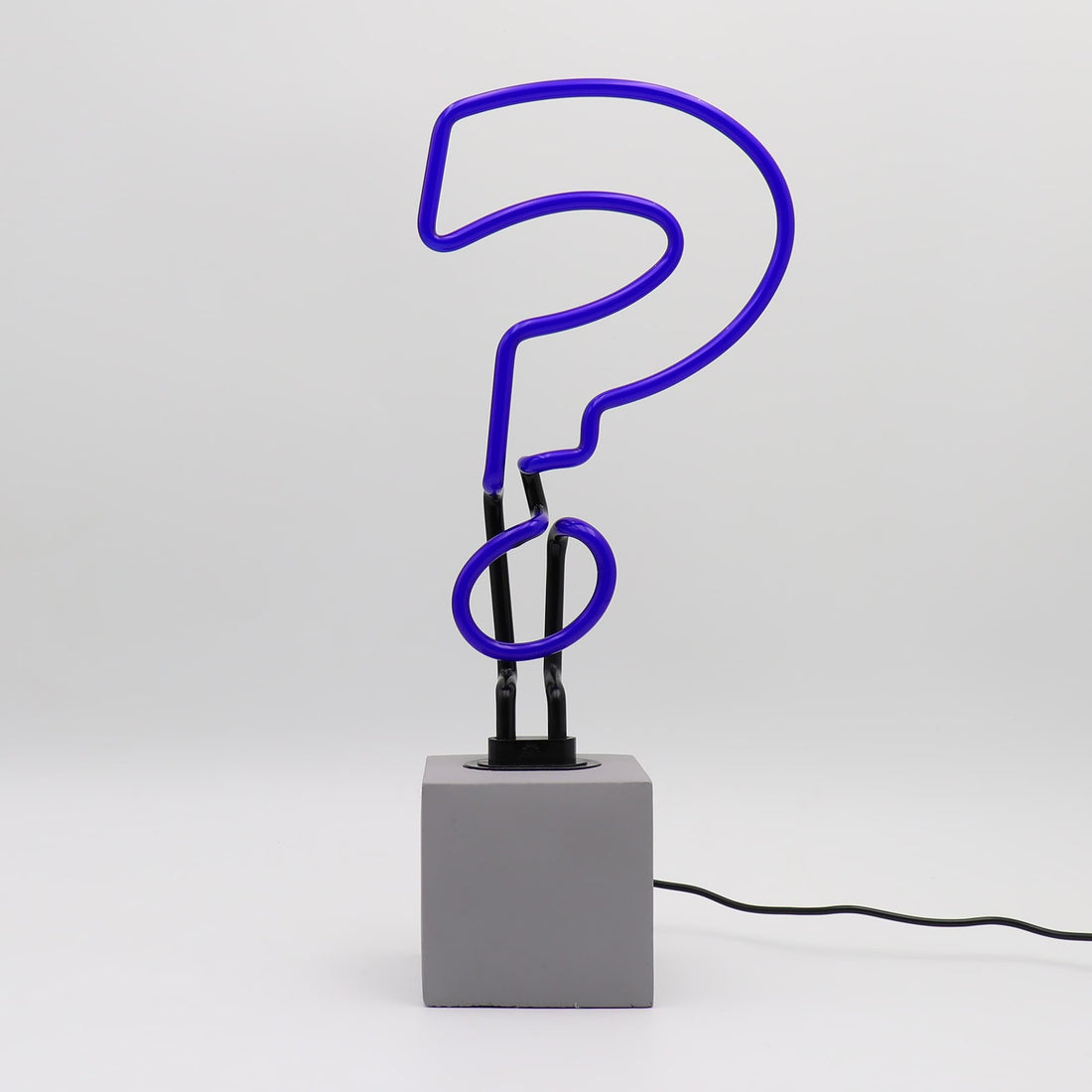 Neon 'Question Mark' Sign