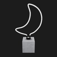 Neonschild 'Mond'