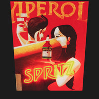 Tableau d'art mural 'Spritz' avec néon LED - PETIT
