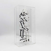 'Amour' Glass Neon Sign