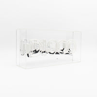Disco' Glass Neon Sign - Pink