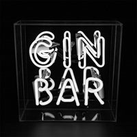 'GIN Bar' Acrylic Box Neon Light - Locomocean