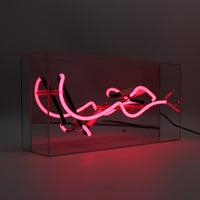 HUB (Liebe auf Arabisch)" Glas-Neonschild