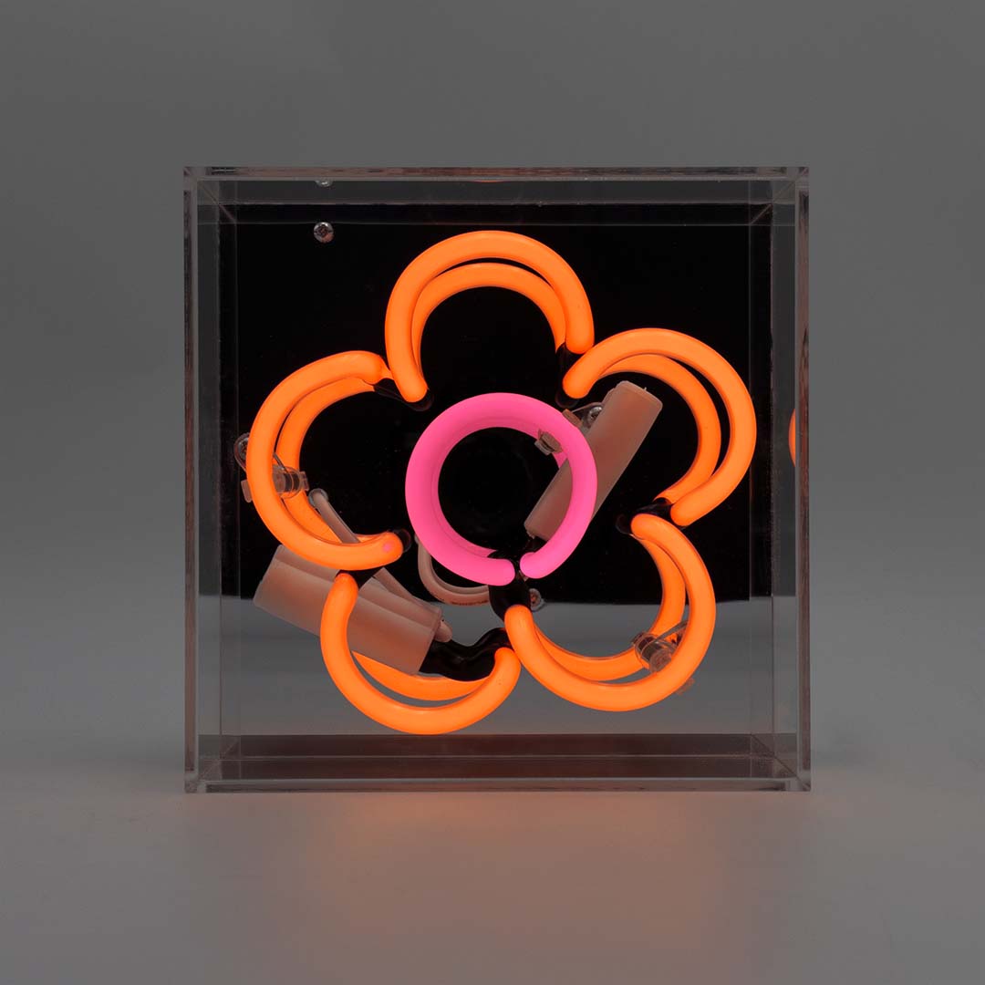 Mini enseigne néon en verre 'Daisy' - Bientôt disponible !