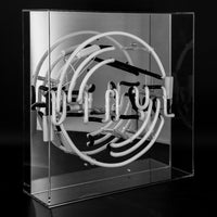 'Vinyl' Large Acrylic Box Neon Light - Locomocean