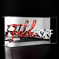 'Fuck Off' Acrylic Box Neon Light - Locomocean