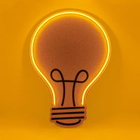 LED-Korkplatte - Glühbirne