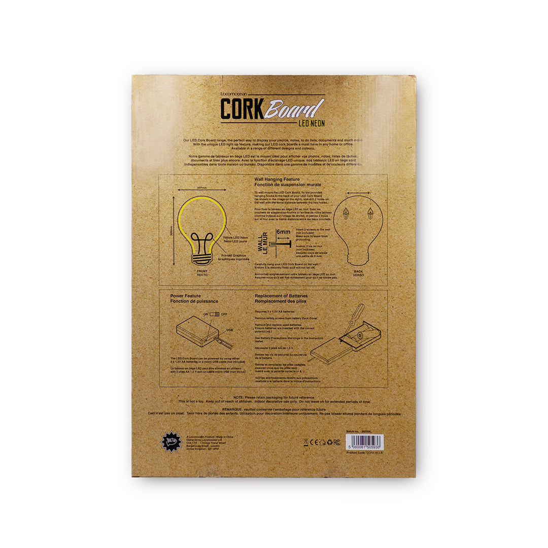 LED Corkboard - Bulb
