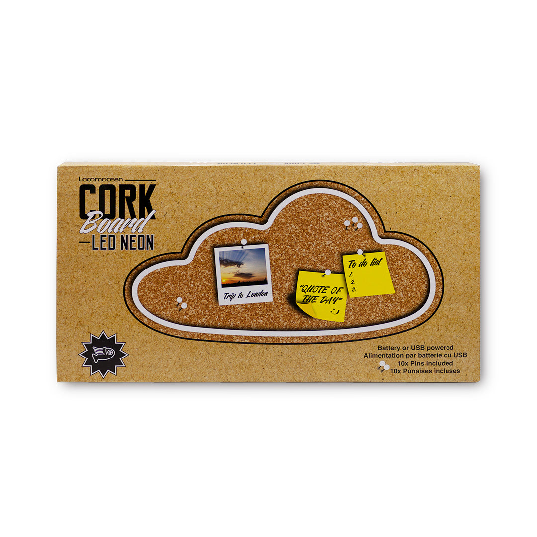 LED Corkboard - Cloud