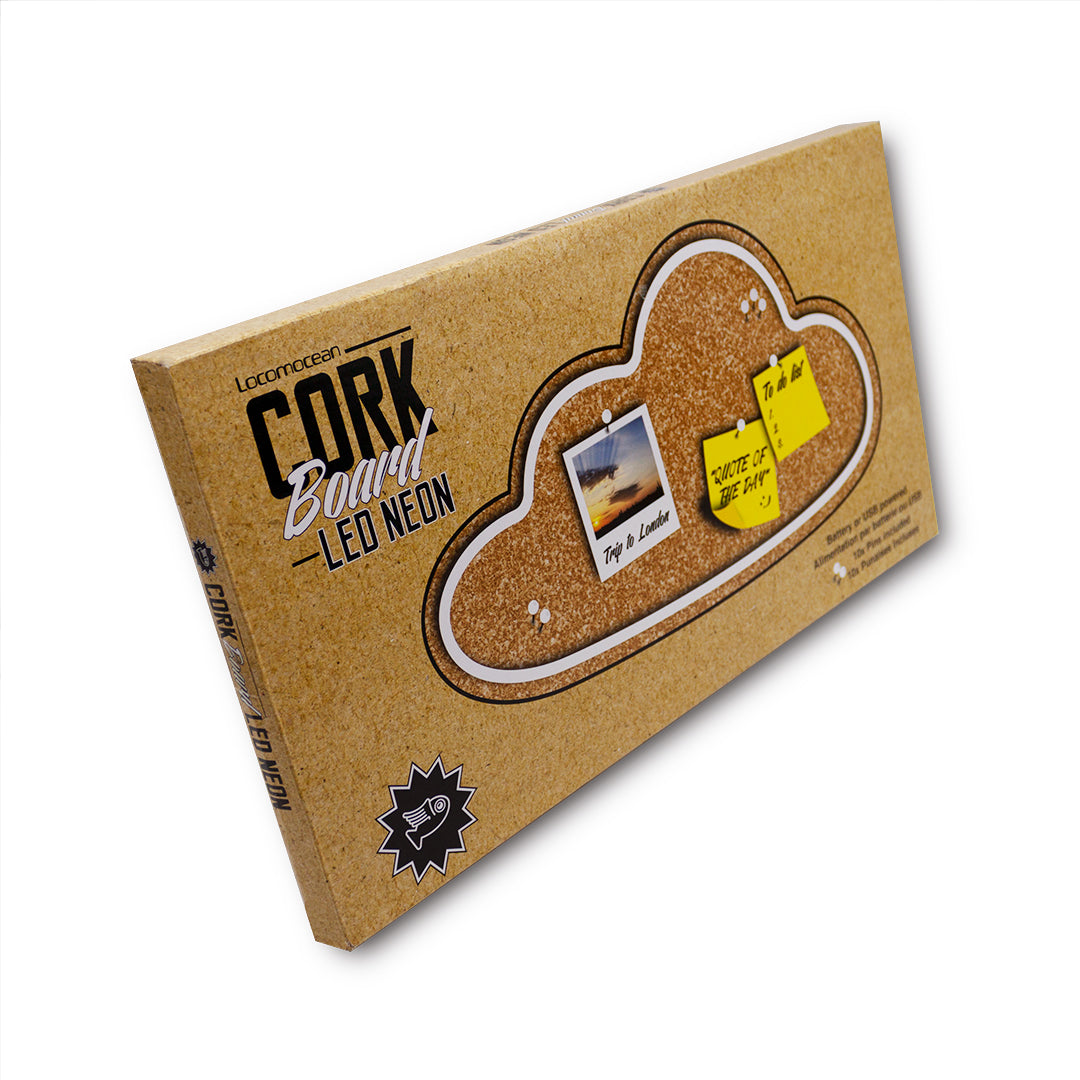 LED Corkboard - Cloud