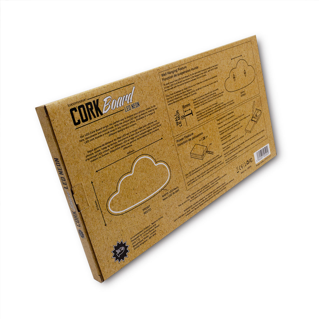 LED Corkboard - Cloud