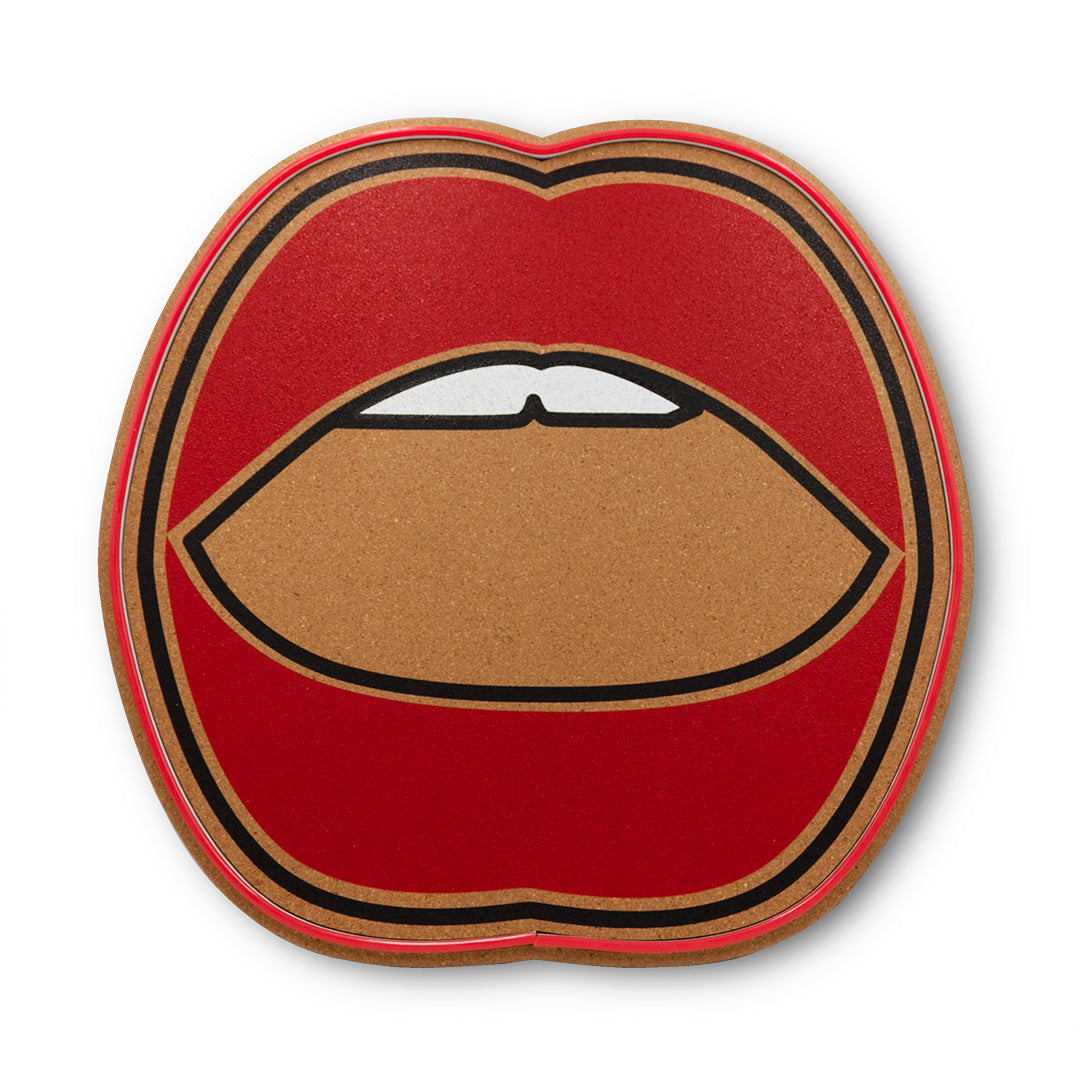 Tableau en liège avec LED - Mouth (Bouche)