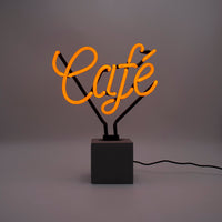 Cartel de neón "Café