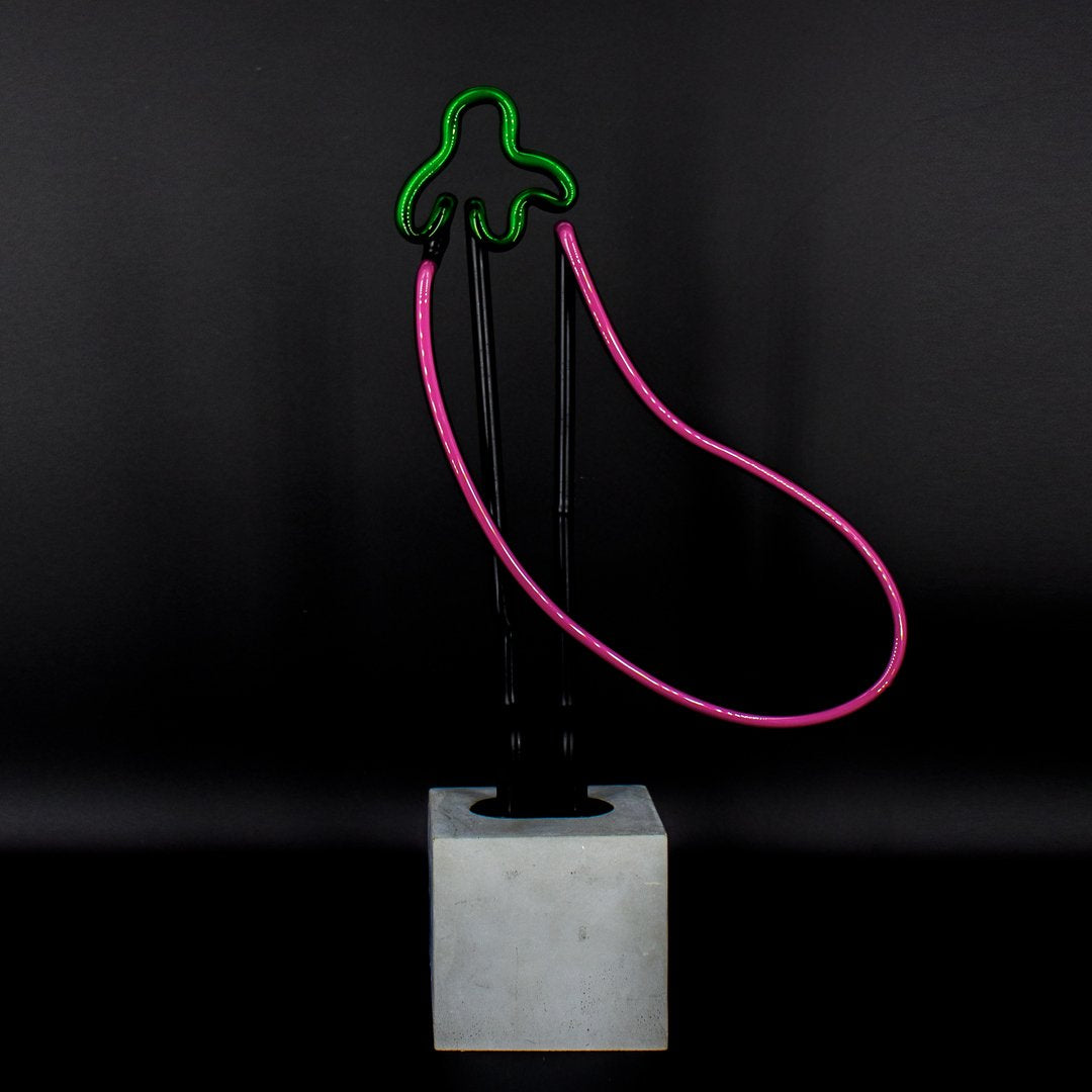 Neon 'Eggplant' Sign - Locomocean