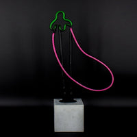 Neon 'Eggplant' Sign - Locomocean