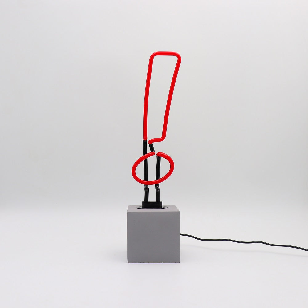 Neon 'Exclamation Mark' Sign