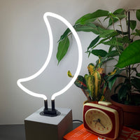 Neonschild 'Mond'