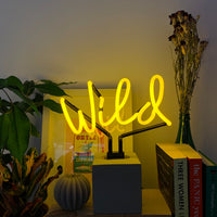 Neonschild 'Wild'