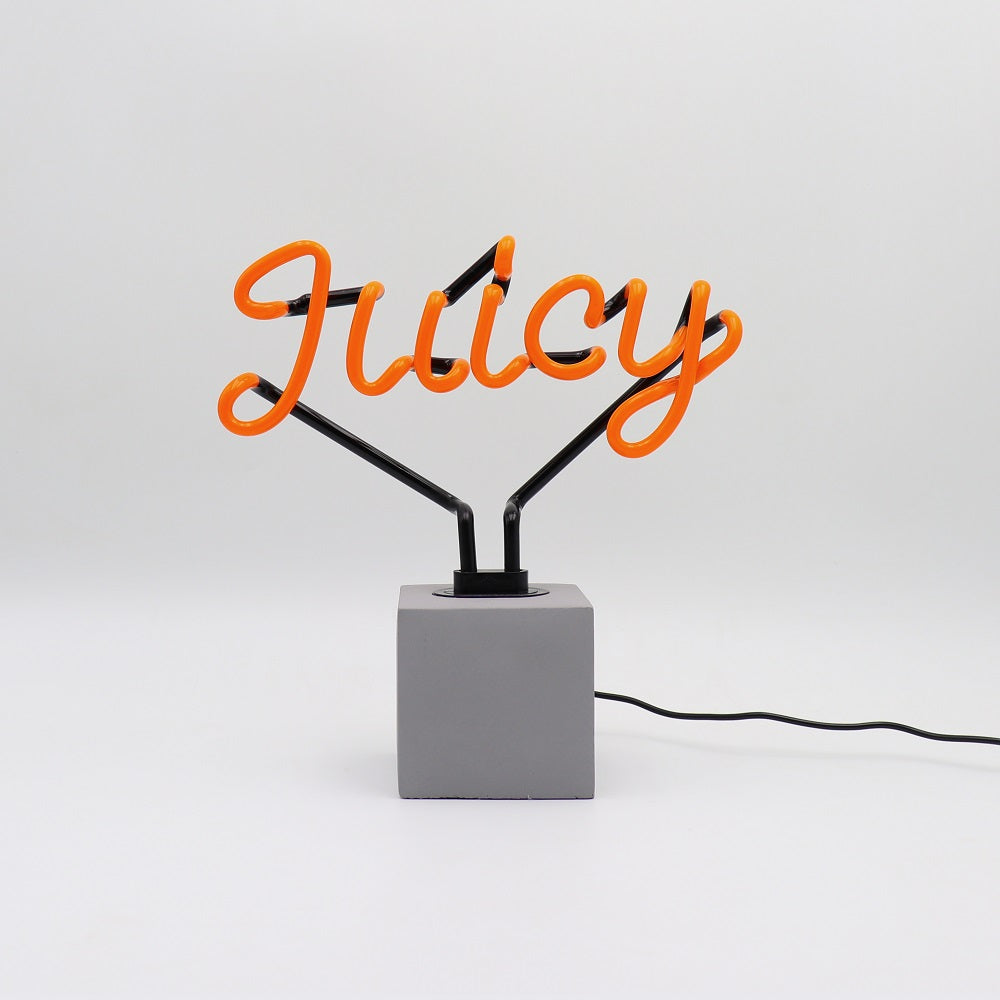 Panneau néon "Juicy